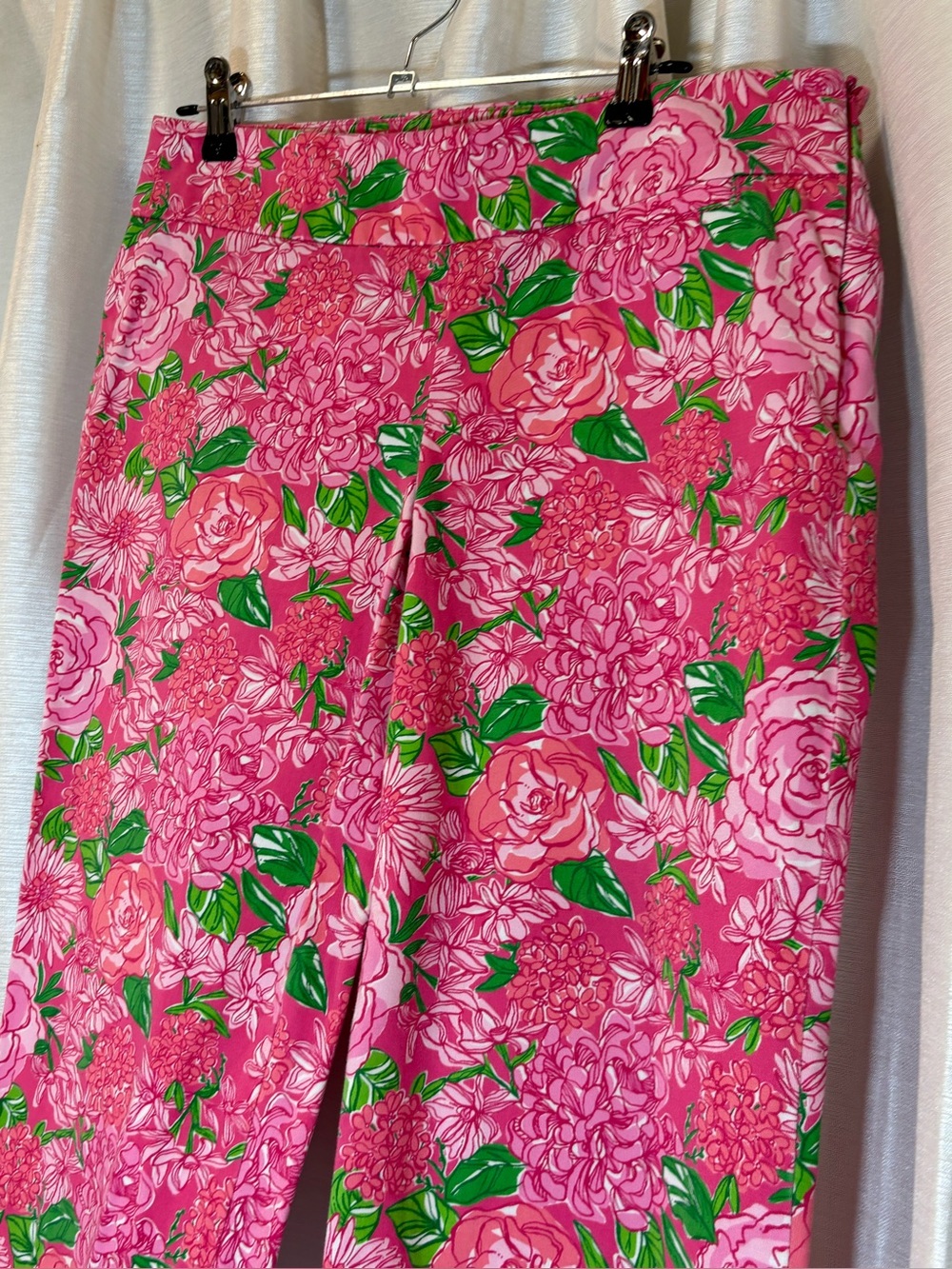 Lilly Pulitzer Palm Beach Fit Floral Ankle Pants Size 2 - Picture 6 of 8